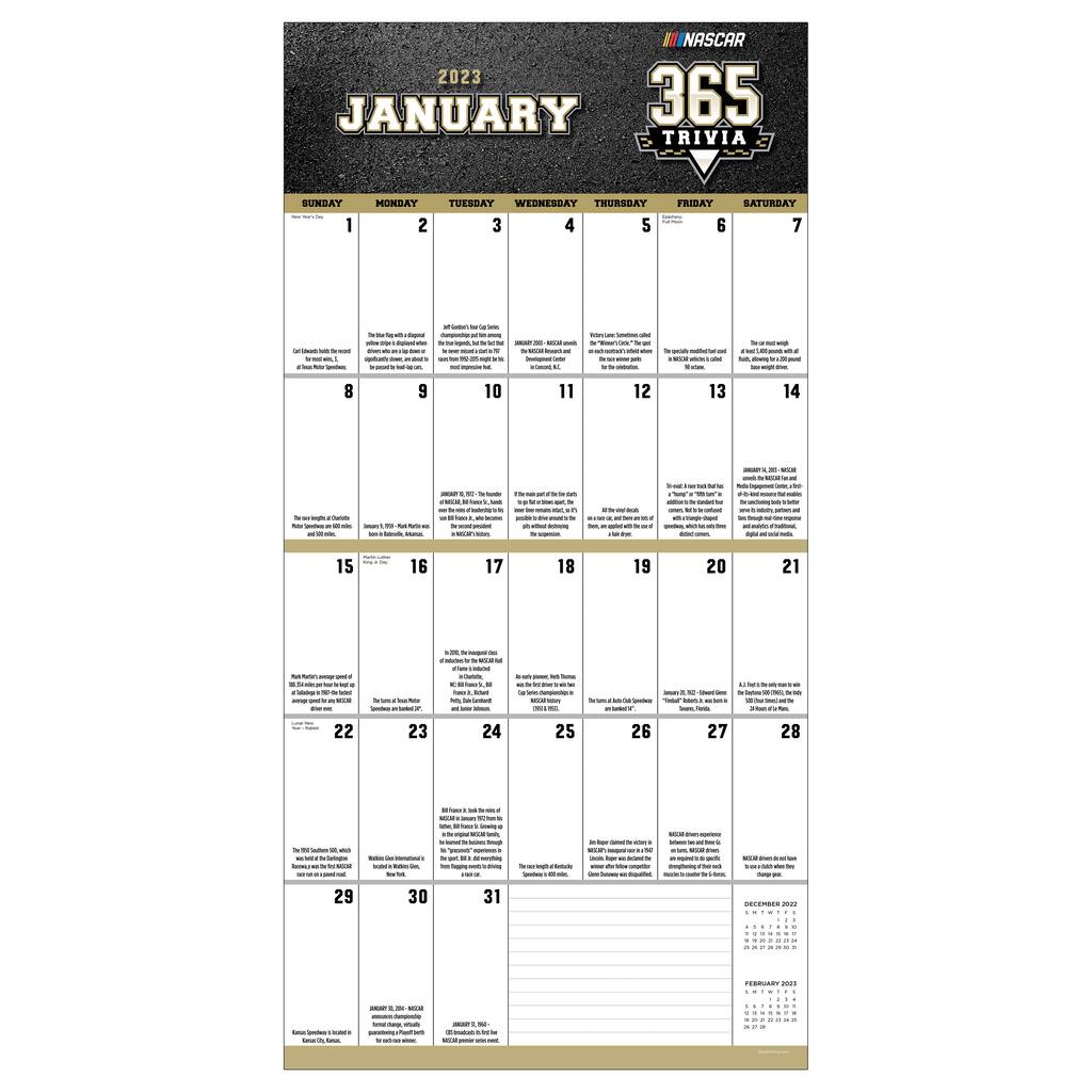 TF Publishing 2023 Nascar 365 Wall Calendar | Michaels TF Publishing 2023 Nascar 365 Wall Calendar | Michaels